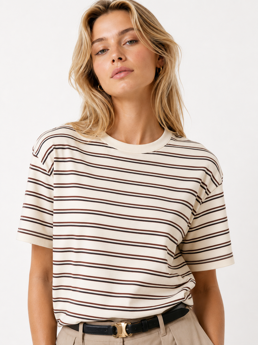 Oversized striped T-shirt